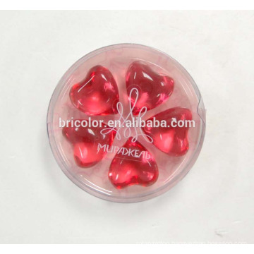 Good quality Cheap price heart shape Bath oil pearls(bath oil beads)